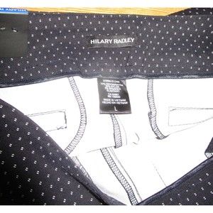 NWT Hillary Radley bermuda shorts, pull on,, swiss dot,